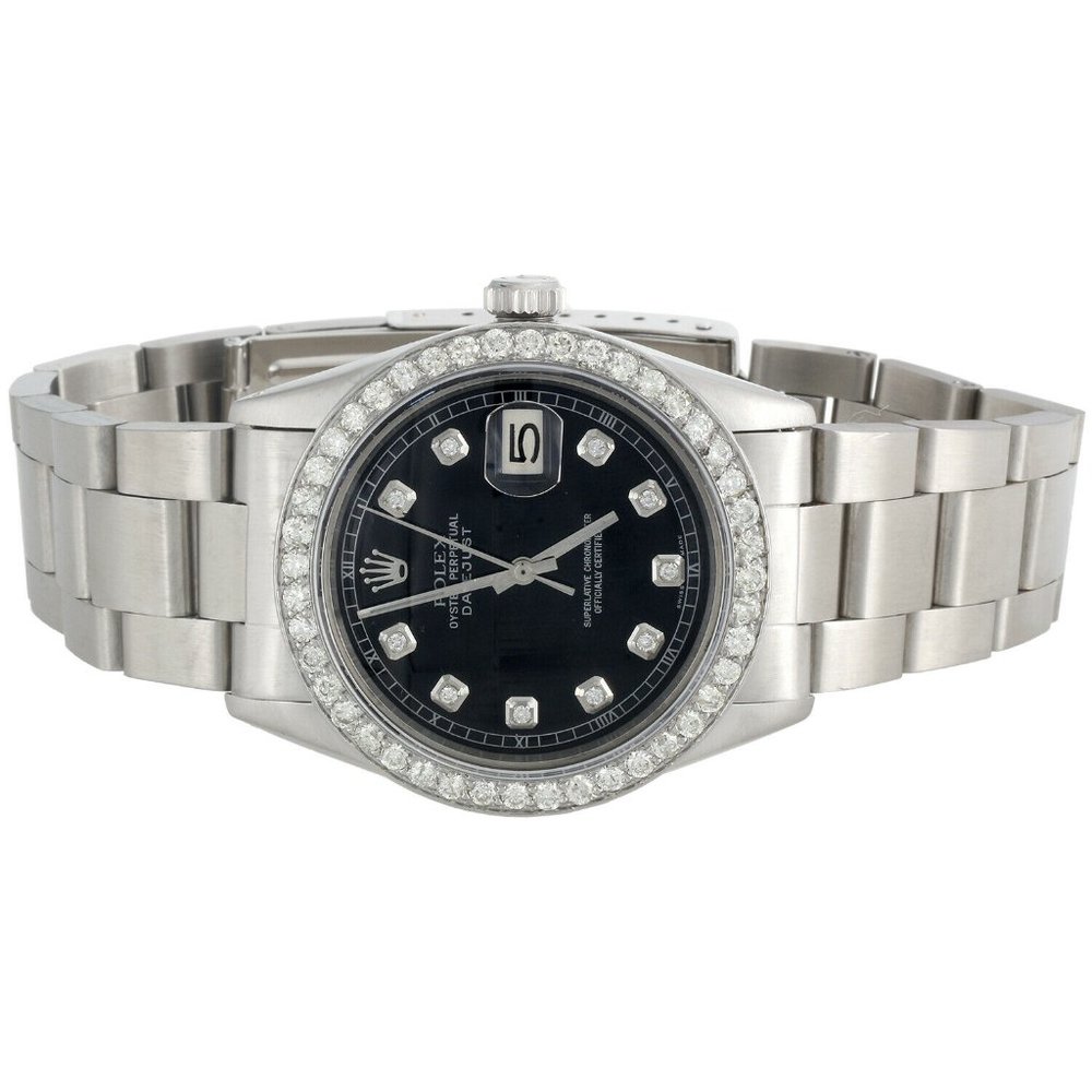 Men's Rolex 36mm Diamond Watch! Sale! Mint!